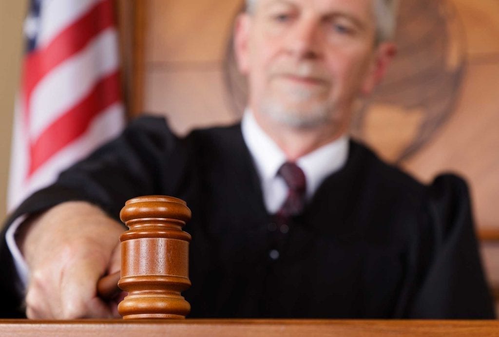 Judge with a Gavel