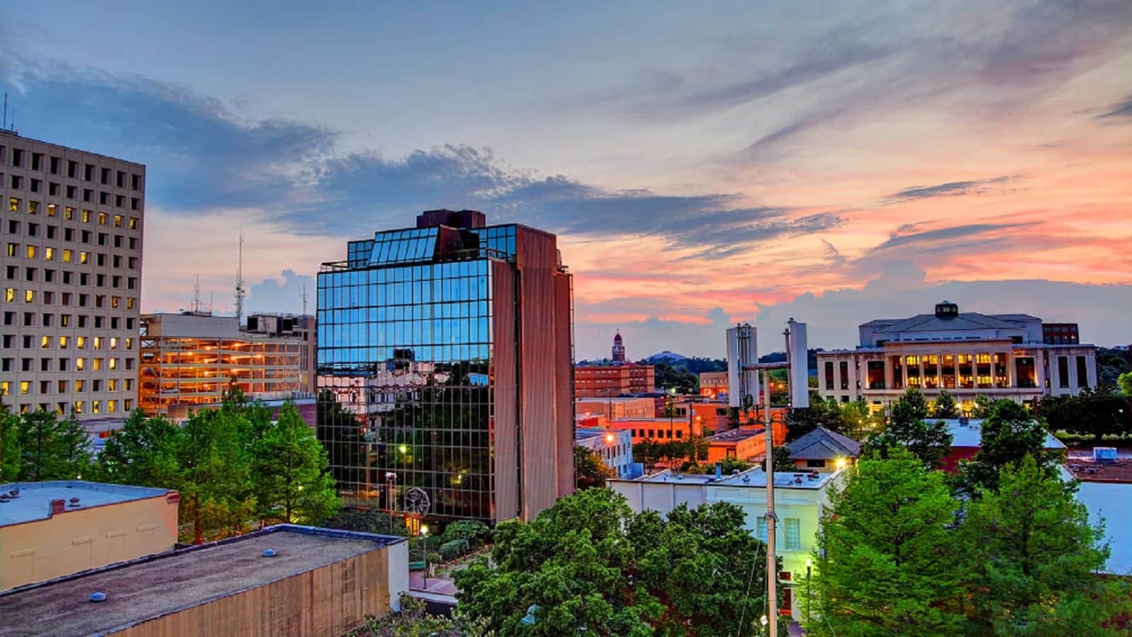 Lafayette, Louisiana Skyline