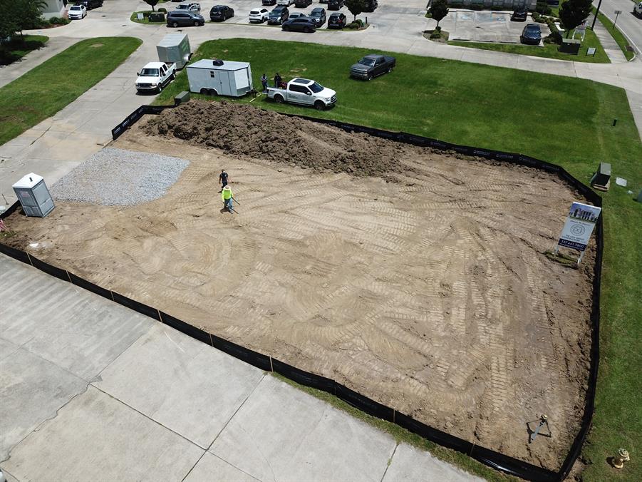 Breaking ground on new office