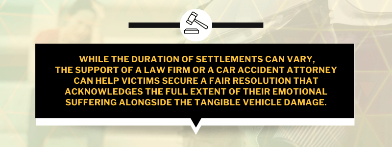 A graphics showing how a vehicle property damage lawyer can help with non-economic car accident damages