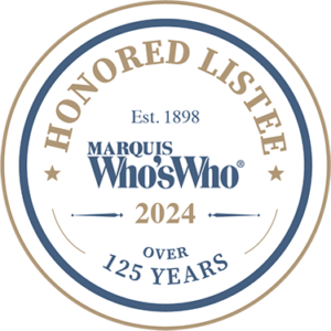 Marquis Who's Who Honored Listee Badge