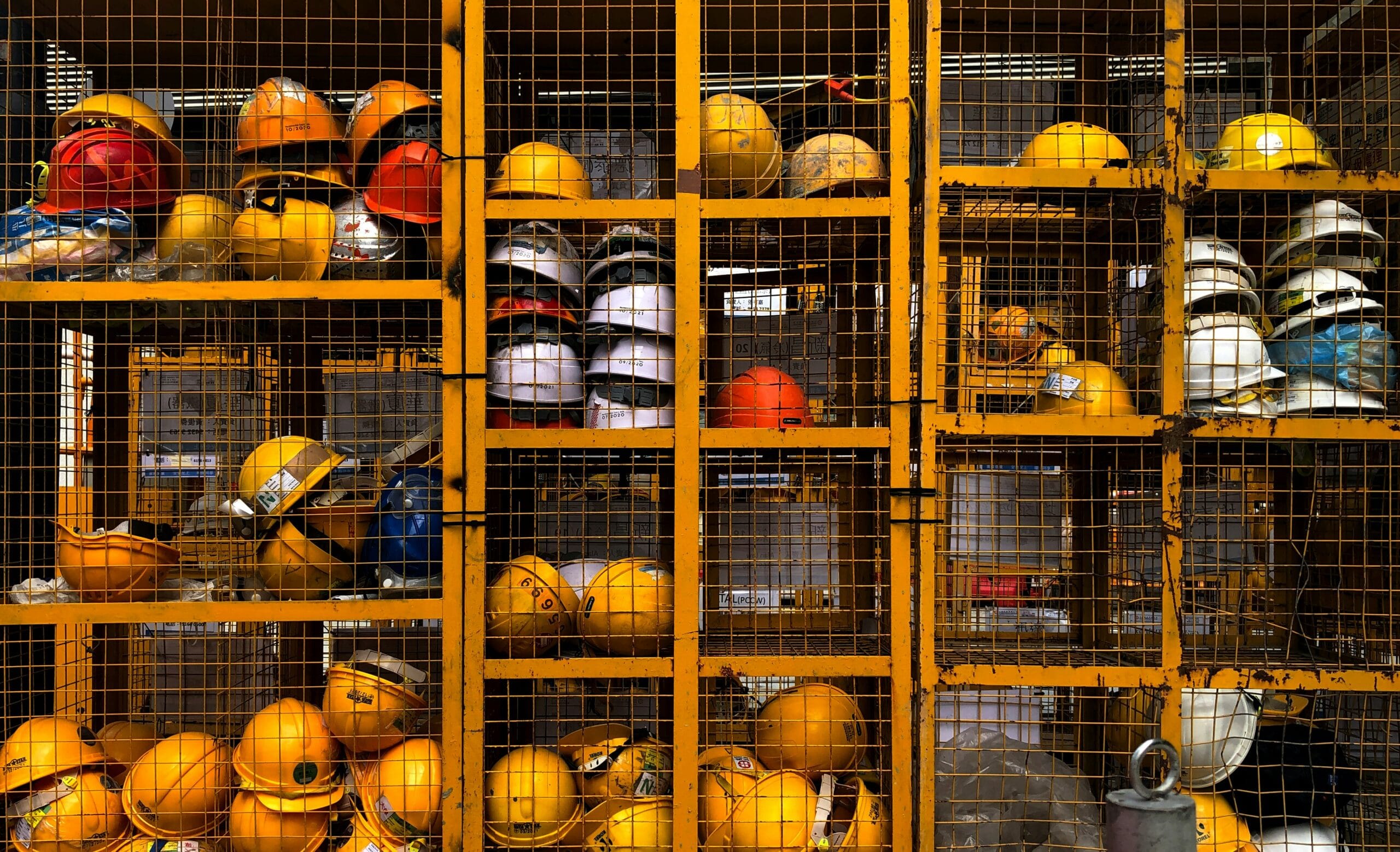 Hard Hats in Lockers
