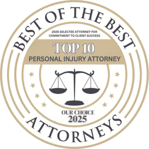 2025 BJB Best of the Best Top 10 Personaly Injury Lawyer